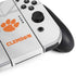 Clemson University White Jersey Nintendo Switch OLED (2021) Skin